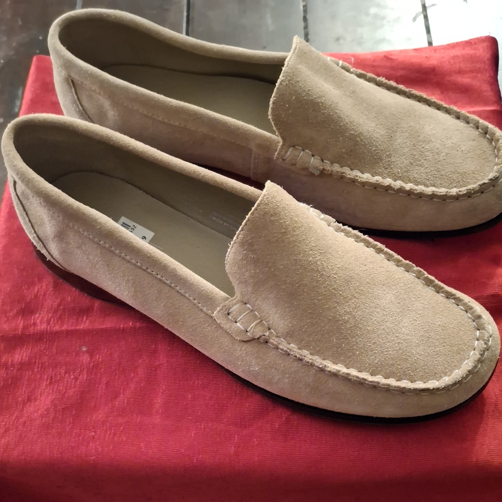 Comfort Plus by Predictions Tan Moccasin Flats